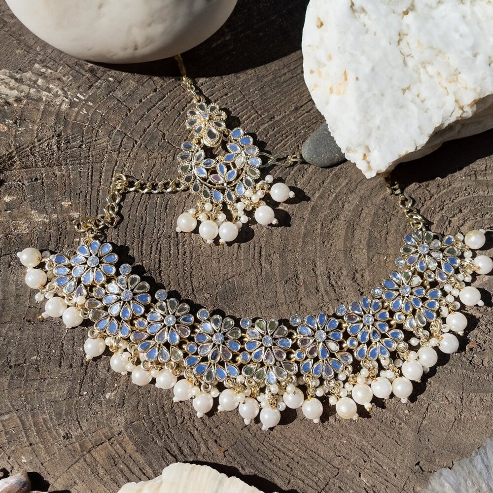 Indian Jewelry - Empress (white)